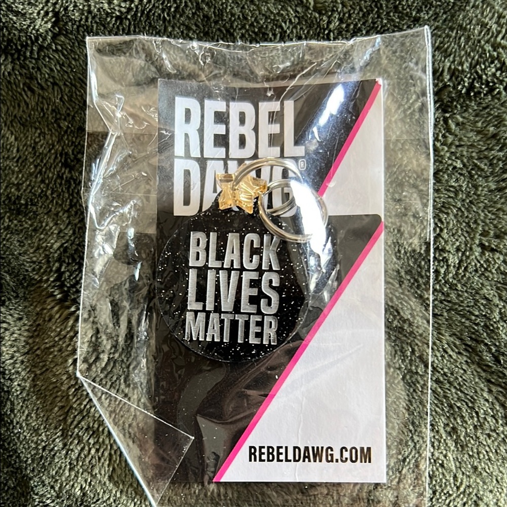 Rebel Dawg Black Lives Matter Keychain